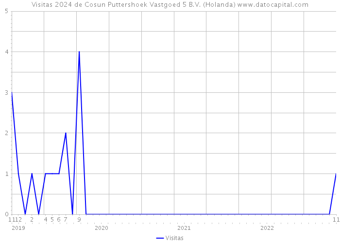 Visitas 2024 de Cosun Puttershoek Vastgoed 5 B.V. (Holanda) 