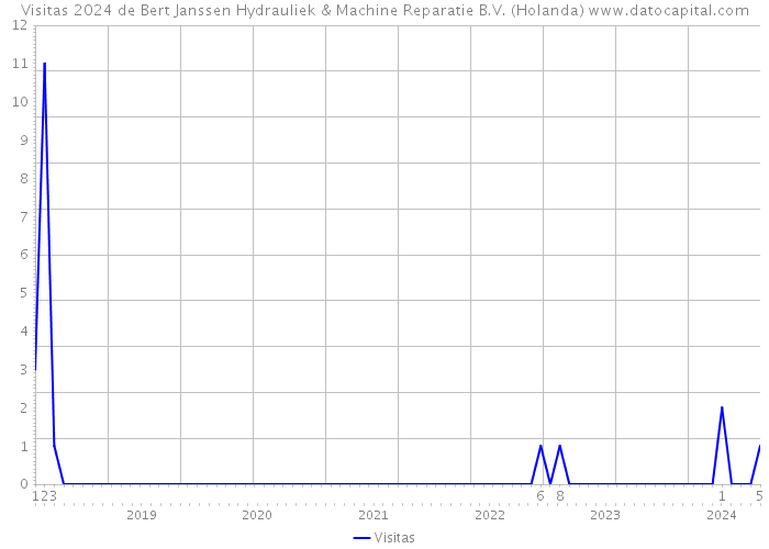 Visitas 2024 de Bert Janssen Hydrauliek & Machine Reparatie B.V. (Holanda) 