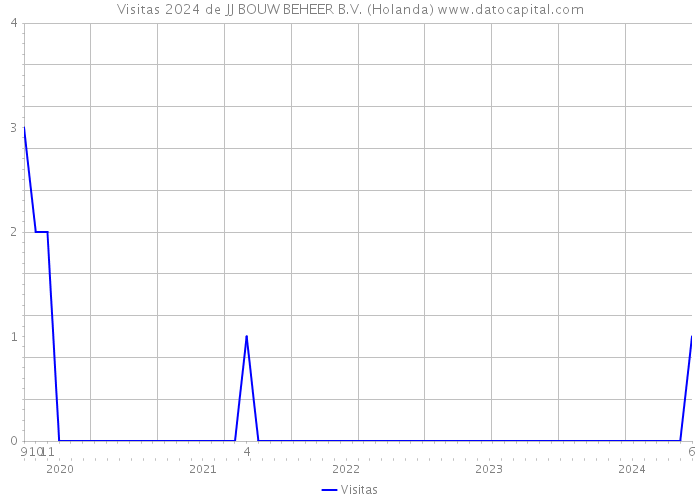 Visitas 2024 de JJ BOUW BEHEER B.V. (Holanda) 