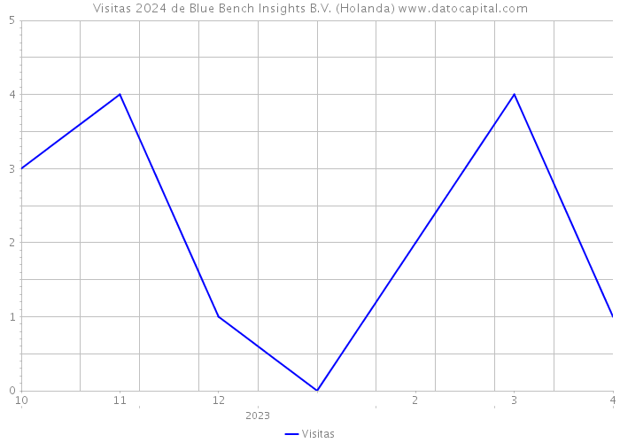 Visitas 2024 de Blue Bench Insights B.V. (Holanda) 