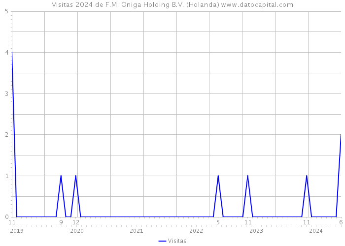 Visitas 2024 de F.M. Oniga Holding B.V. (Holanda) 