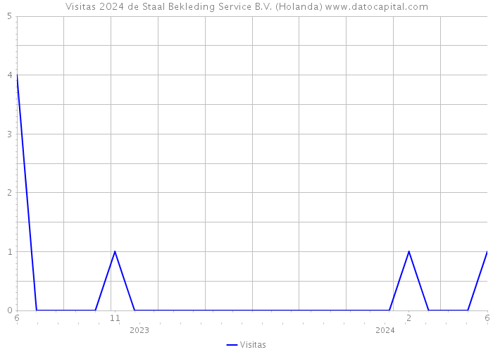 Visitas 2024 de Staal Bekleding Service B.V. (Holanda) 