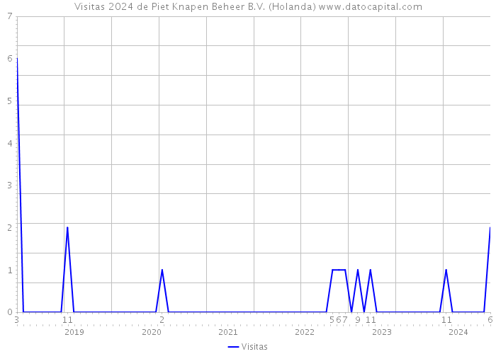 Visitas 2024 de Piet Knapen Beheer B.V. (Holanda) 