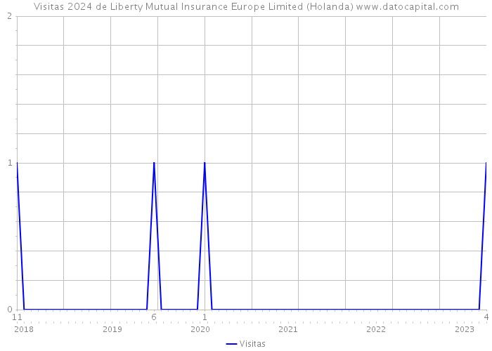 Visitas 2024 de Liberty Mutual Insurance Europe Limited (Holanda) 