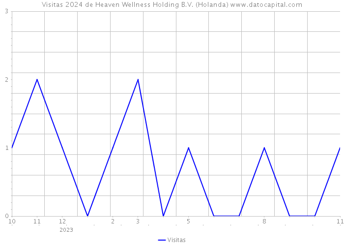 Visitas 2024 de Heaven Wellness Holding B.V. (Holanda) 