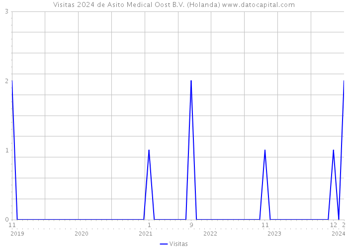 Visitas 2024 de Asito Medical Oost B.V. (Holanda) 