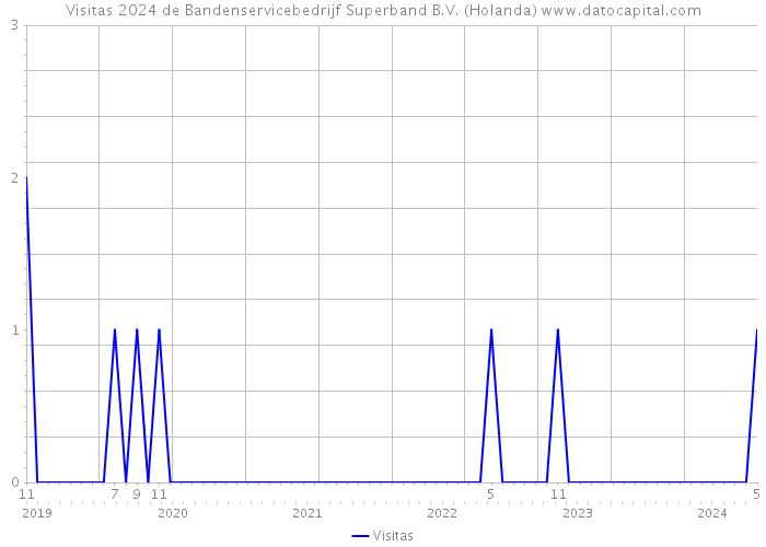 Visitas 2024 de Bandenservicebedrijf Superband B.V. (Holanda) 