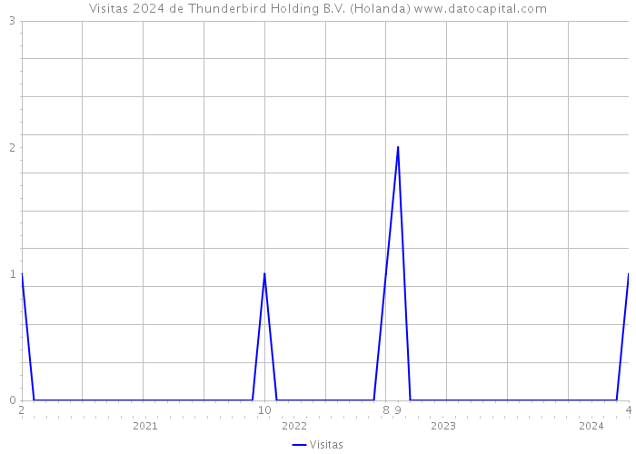 Visitas 2024 de Thunderbird Holding B.V. (Holanda) 