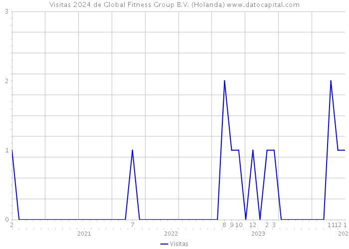 Visitas 2024 de Global Fitness Group B.V. (Holanda) 