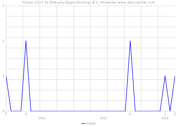 Visitas 2024 de Embassy Eagle Holdings B.V. (Holanda) 