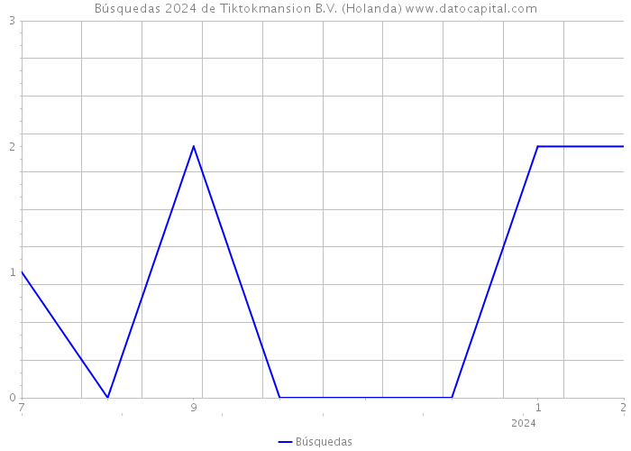 Búsquedas 2024 de Tiktokmansion B.V. (Holanda) 