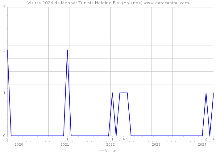 Visitas 2024 de Monbat Tunisia Holding B.V. (Holanda) 