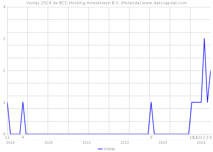 Visitas 2024 de BCC Holding Amstelveen B.V. (Holanda) 