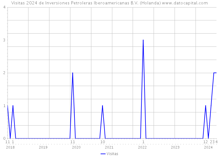 Visitas 2024 de Inversiones Petroleras Iberoamericanas B.V. (Holanda) 