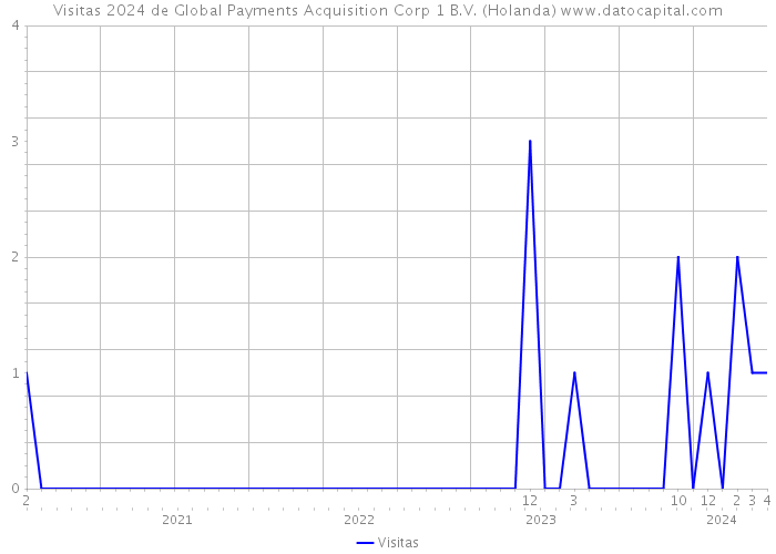 Visitas 2024 de Global Payments Acquisition Corp 1 B.V. (Holanda) 