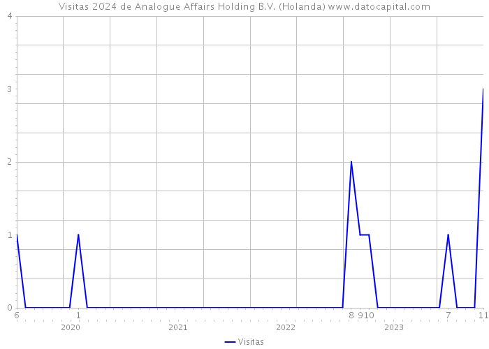 Visitas 2024 de Analogue Affairs Holding B.V. (Holanda) 