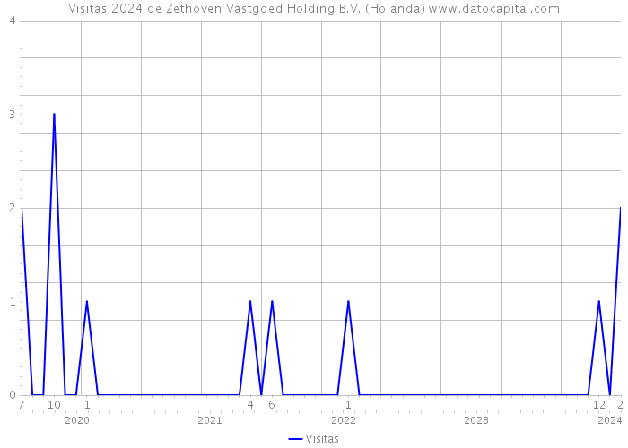 Visitas 2024 de Zethoven Vastgoed Holding B.V. (Holanda) 
