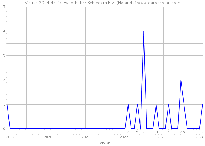 Visitas 2024 de De Hypotheker Schiedam B.V. (Holanda) 