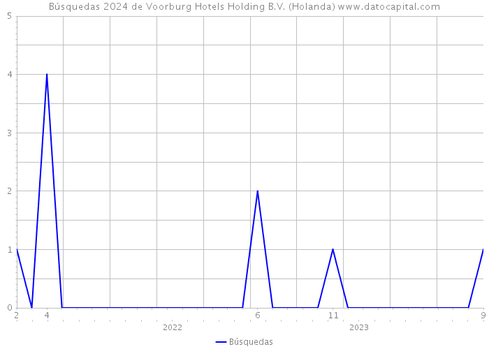 Búsquedas 2024 de Voorburg Hotels Holding B.V. (Holanda) 